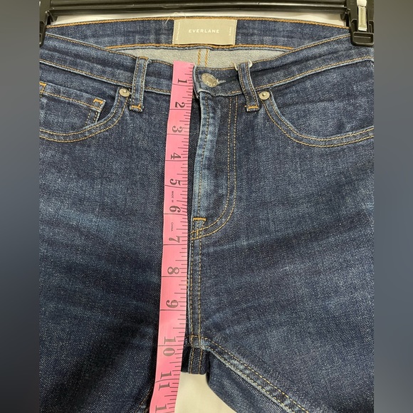 Everlane Dark Washed Blue Hi Waist Ankle Jeans Women’s Size 26 - Picture 9 of 9